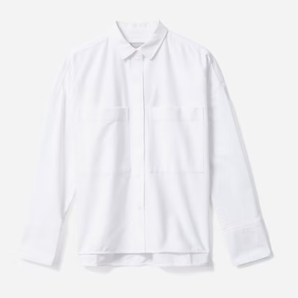 EVERLANE The Boxy Oxford - Color White - Size XXS - Picture 5 of 8